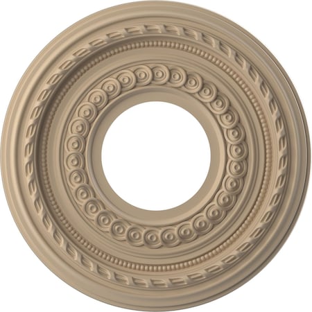 Cole PVC Ceiling Medallion (Fits Canopies Up To 4 1/4), 10OD X 3 1/2ID X 3/4P